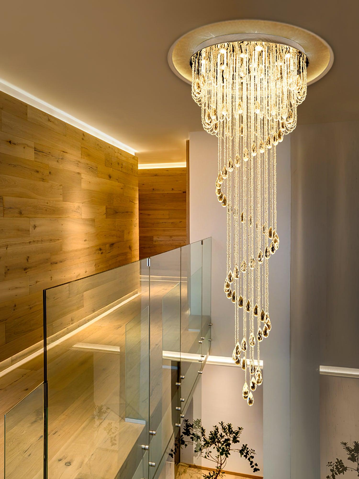 Classic Symphony Spiral Chandelier Chandelier