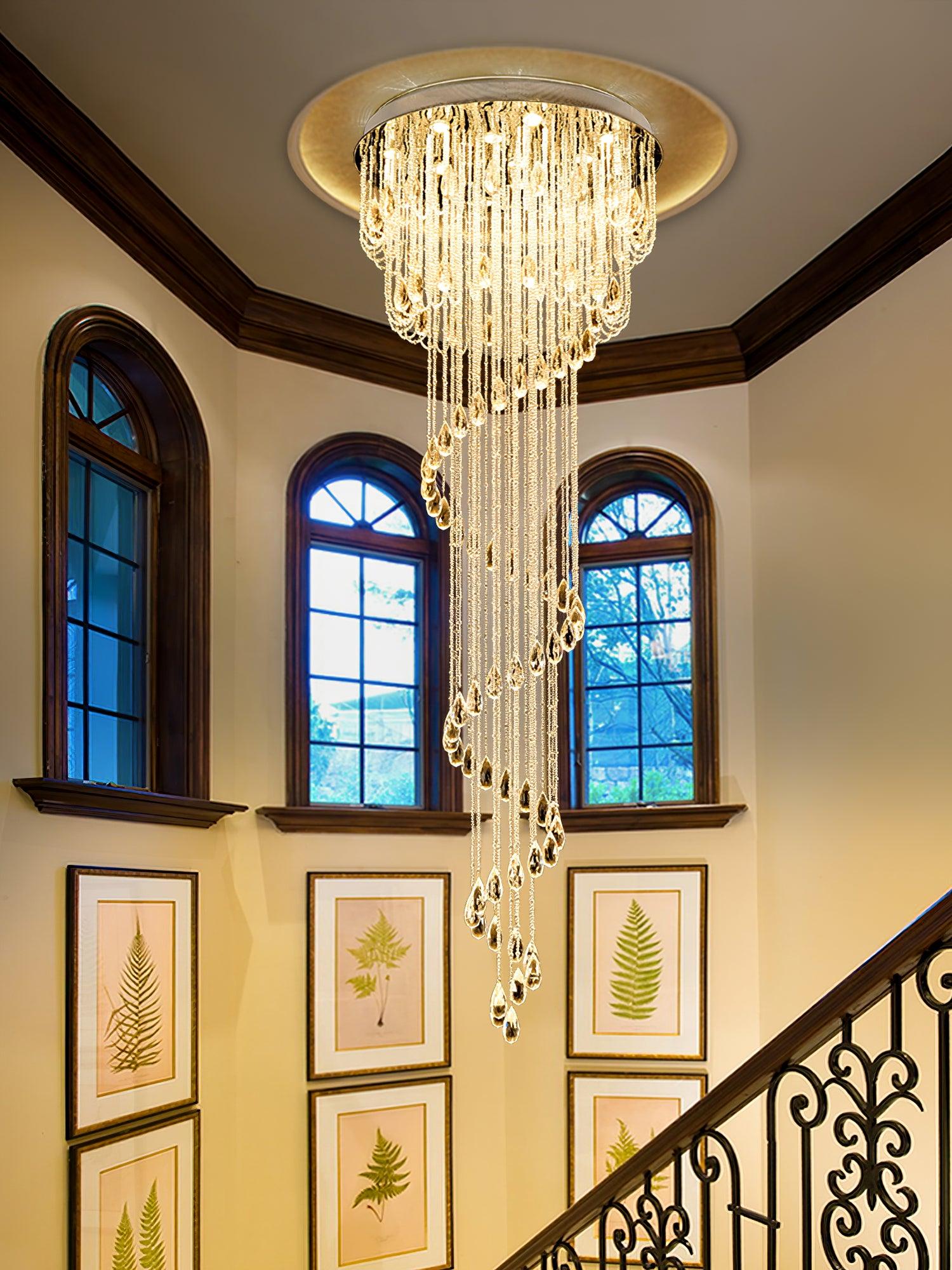 Classic Symphony Spiral Chandelier Chandelier
