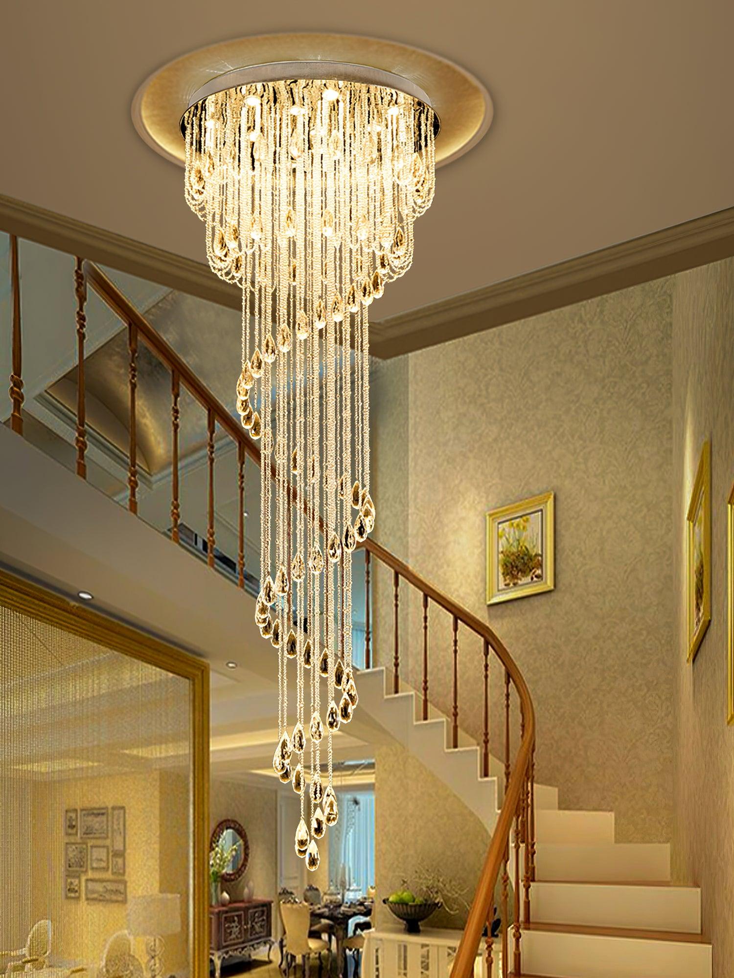 Classic Symphony Spiral Chandelier Chandelier