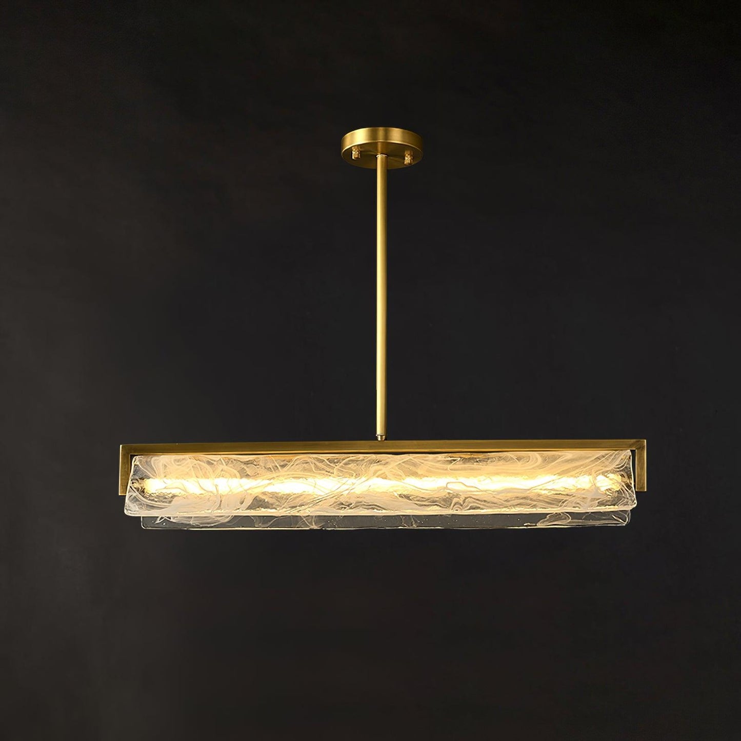 Cloud Fog Pendant Lamp Dia 31.6″ x W 6″ x H 4.7″ / L 80.5cm x W15.3cm x H 12cm / Polished Brass / Warm White Pendant light