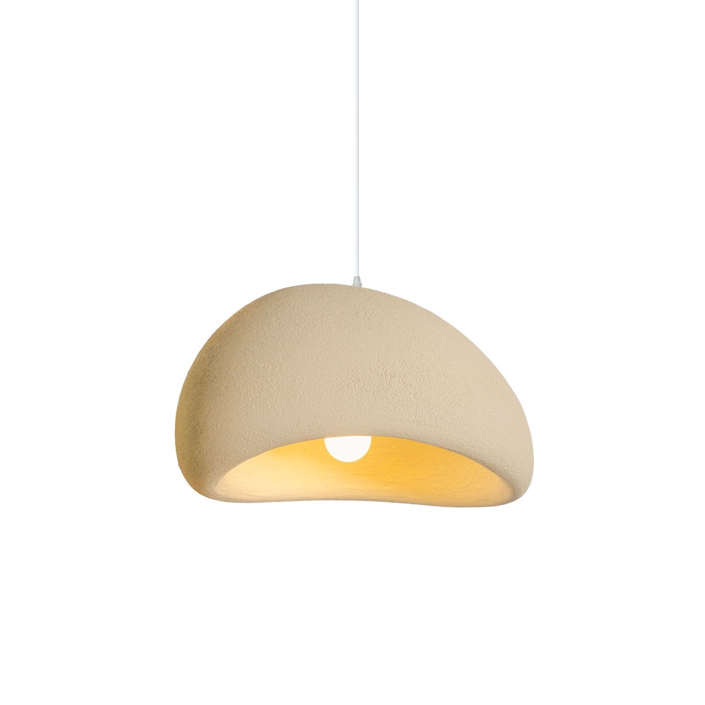 Cloud Pendant Light Style B ? 15.7″ x H 9.1″ / Dia 40cm x H 23cm (About 2kg) / Beige 灯具
