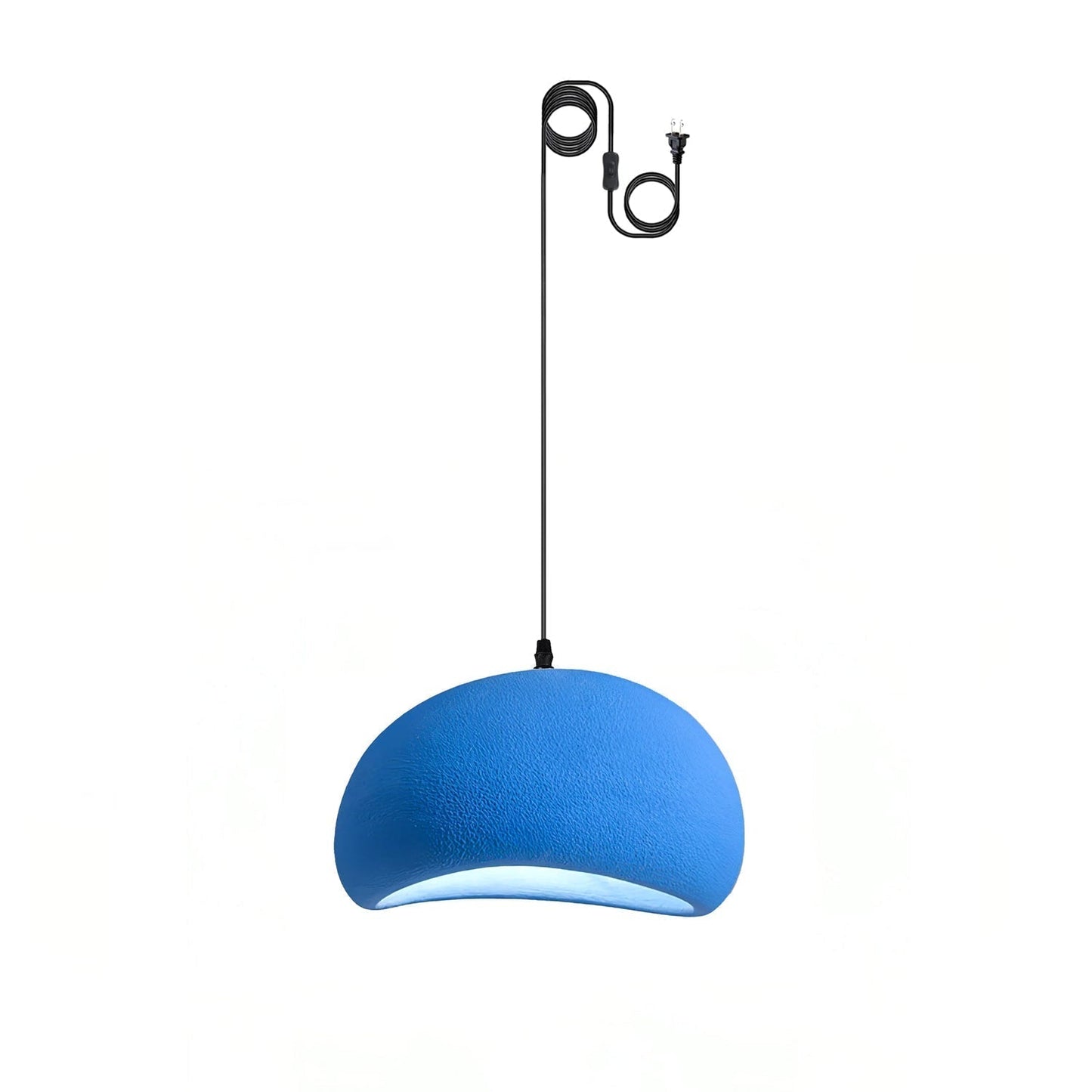 Khmara Swag Light Dia 11.8″ x H 6.7″ / Dia 30cm x H 17cm (About 1.5kg) (2 Hooks) / Blue Pendant light