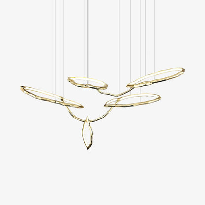 Cloud Rings Series Brass Chandelier Chandelier