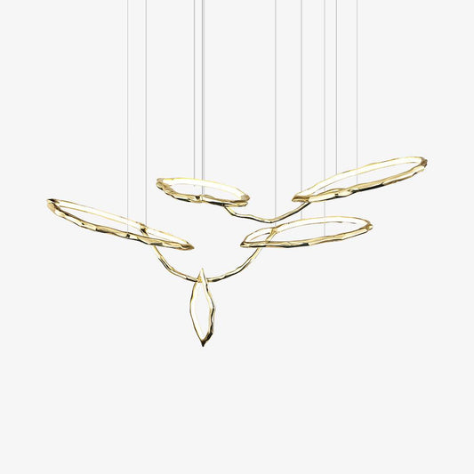 Cloud Rings Series Brass Chandelier Chandelier