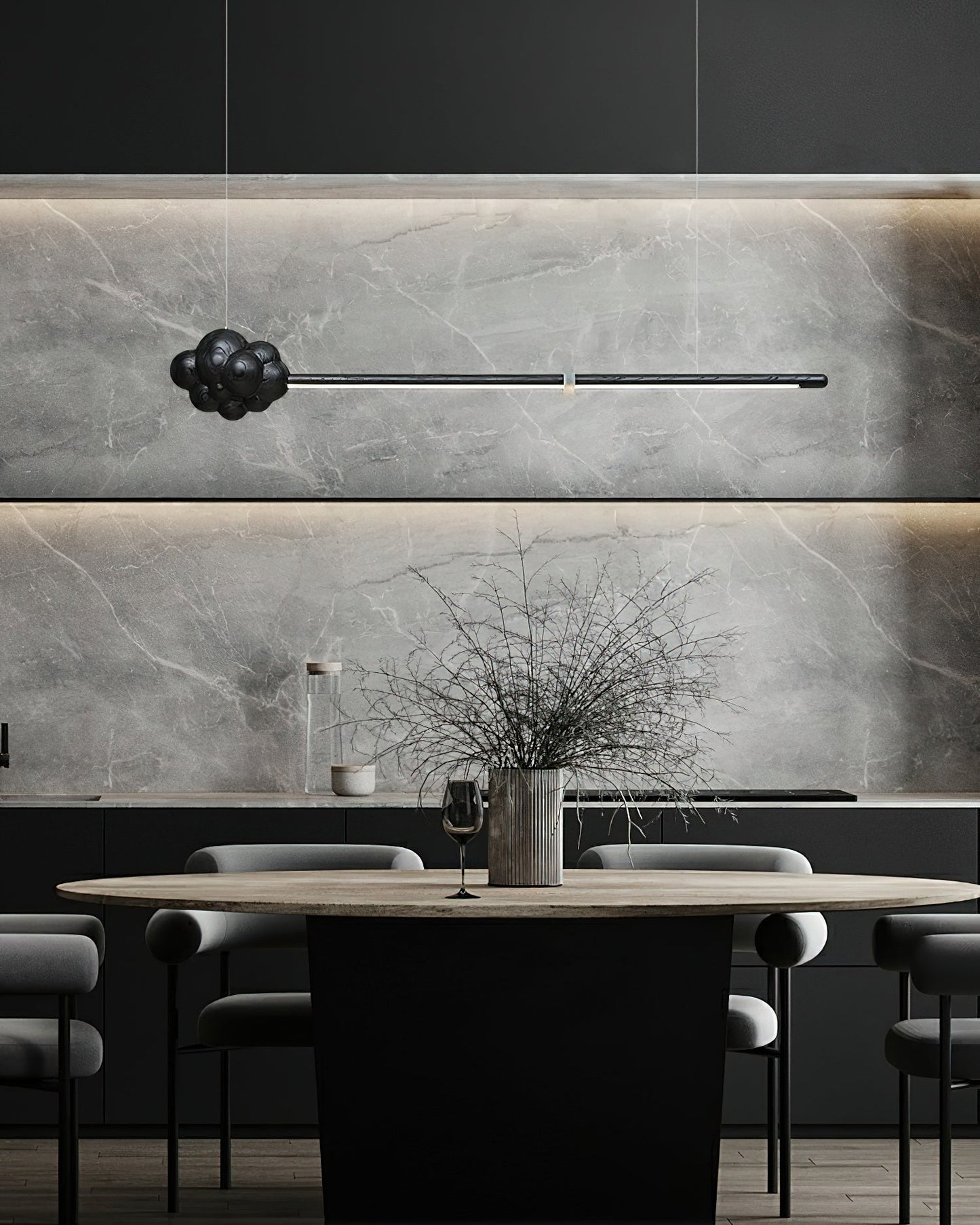 Cloud Stick Chandelier Chandelier