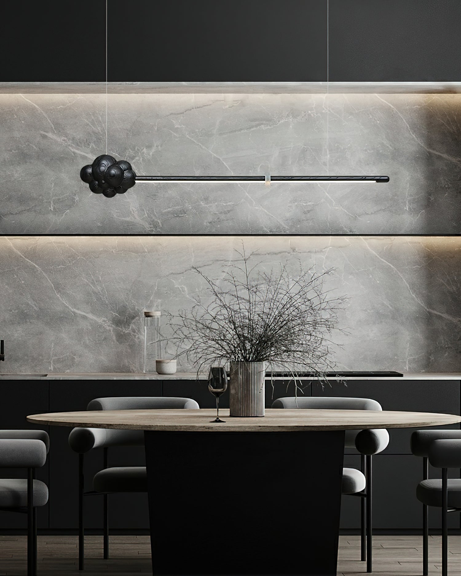 Cloud Stick Chandelier Chandelier