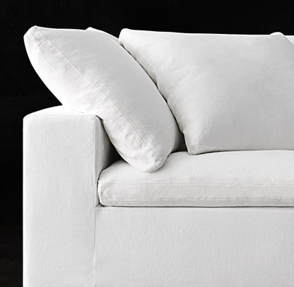 Cloud Track Arm Leather Chair