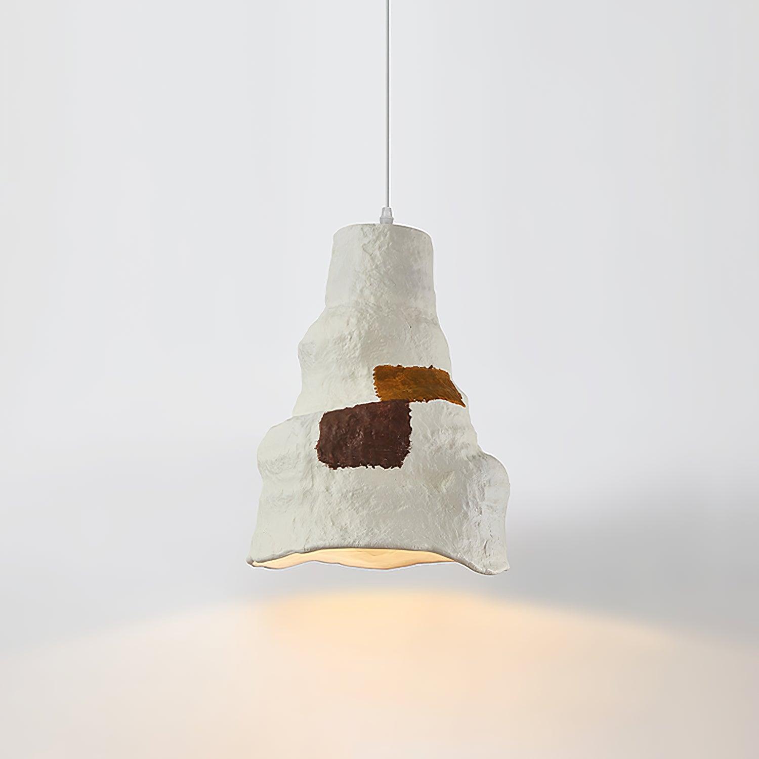 Clovo Pendant Lamp Model A Dia 11.4″ x H 15″ / Dia 29cm x H 38cm / Gray-White Pendant light