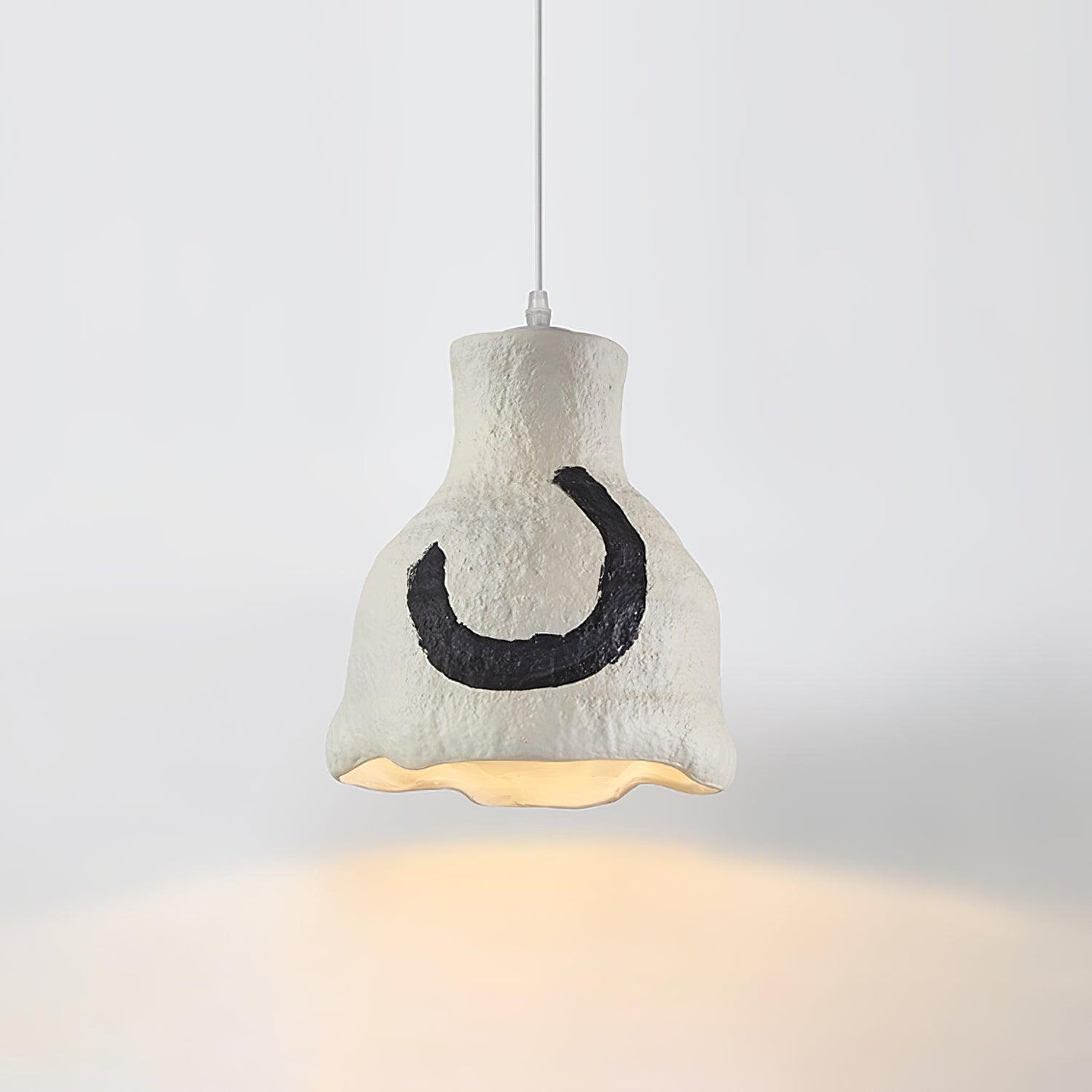 Clovo Pendant Lamp Model C Dia 9.1″ x H 11″ / Dia 23cm x H 28cm / Gray-White Pendant light