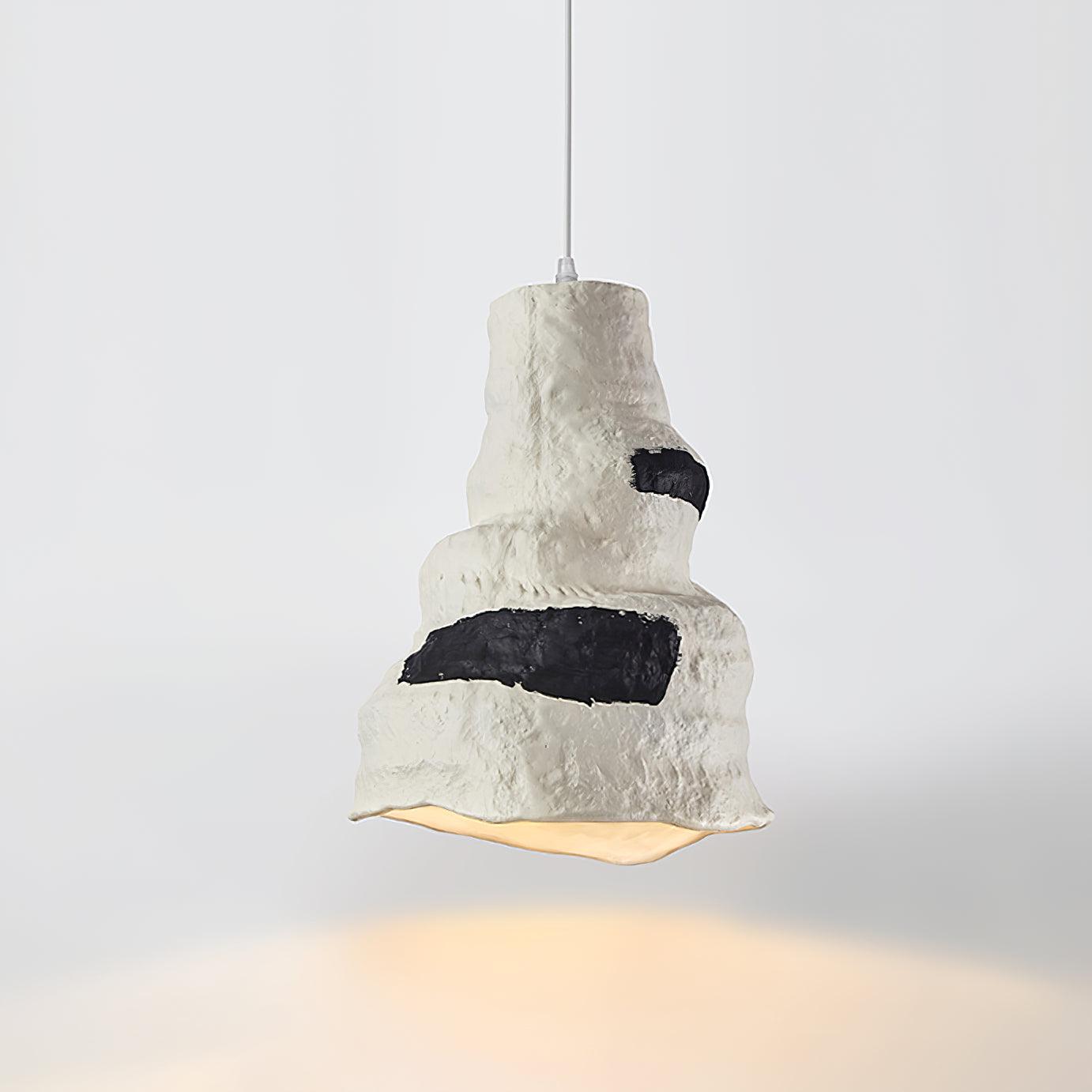 Clovo Pendant Lamp Model B Dia 11.4″ x H 15″ / Dia 29cm x H 38cm / Gray-White Pendant light