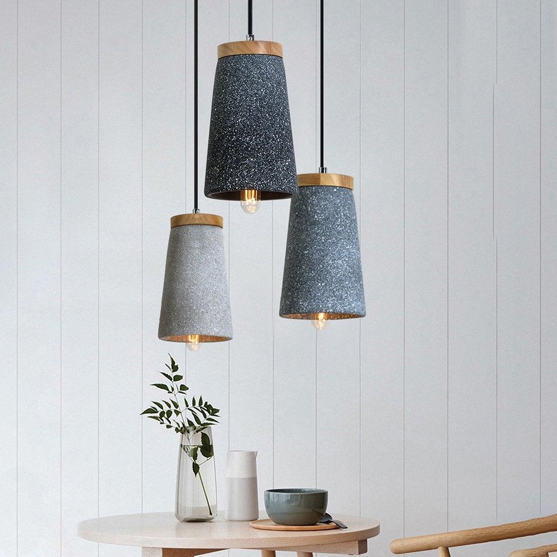 Coburg Wood Cement Pendant Light Pendant light