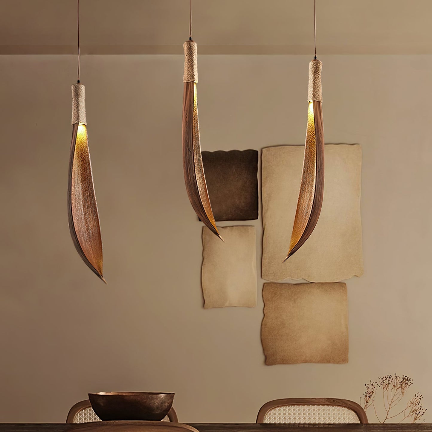 Cocoa Leaf Pendant Lamp Pendant light