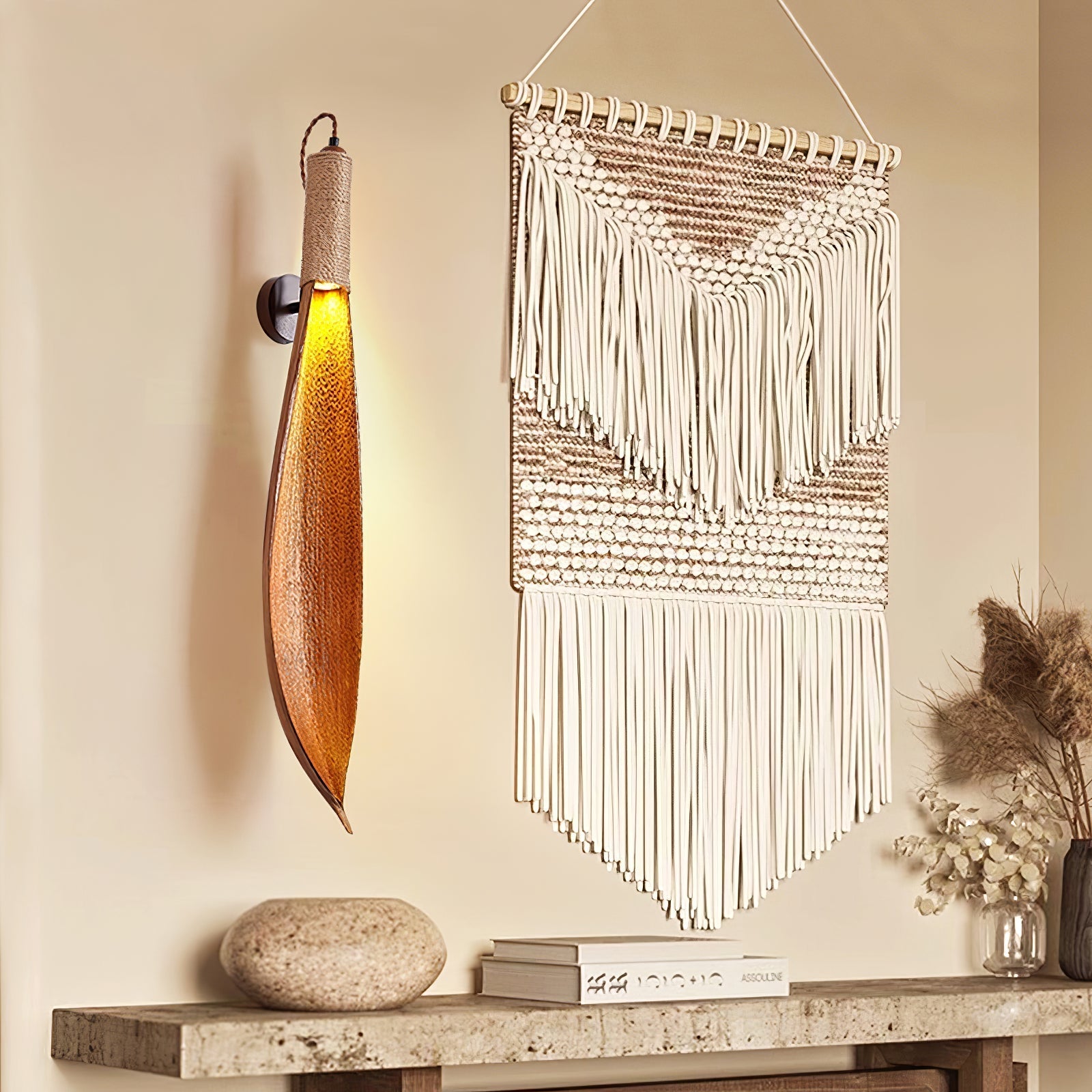 Cocoa Leaf Wall Sconce Wall lamp