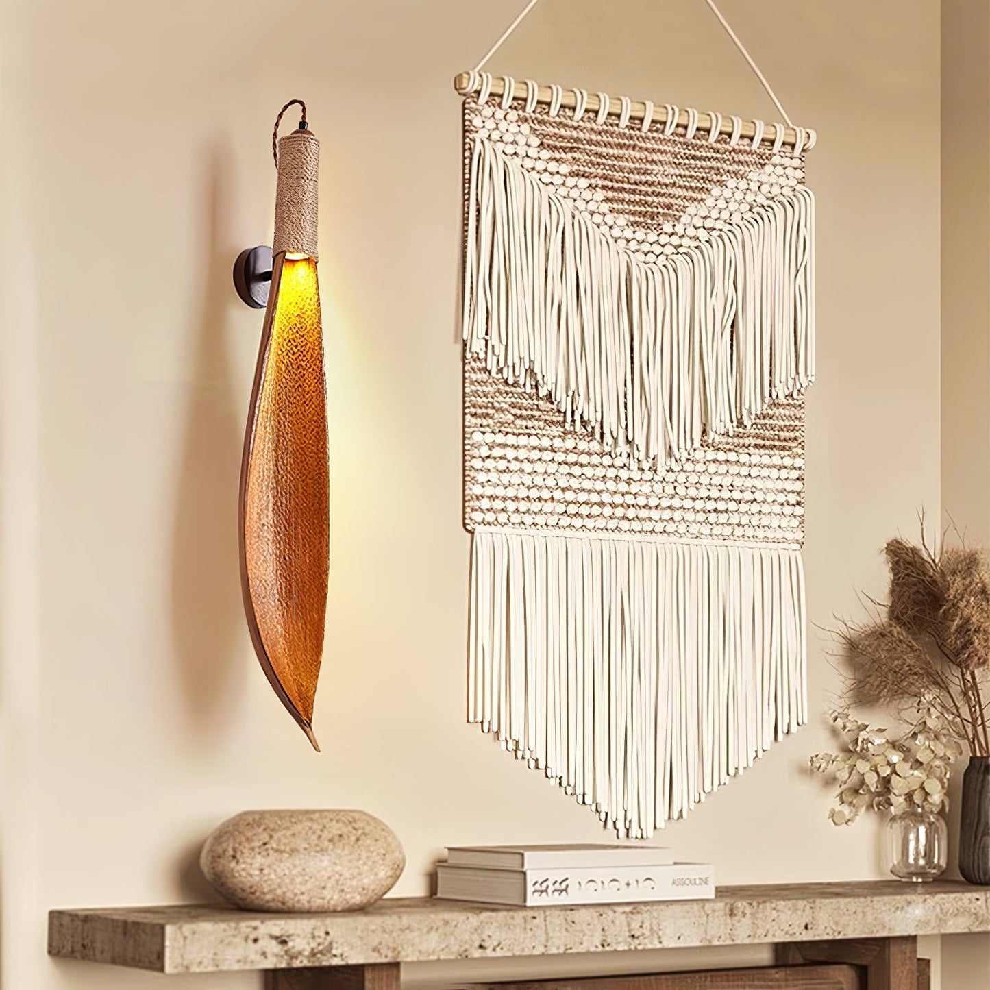 Cocoa Leaf Wall Sconce Wall lamp