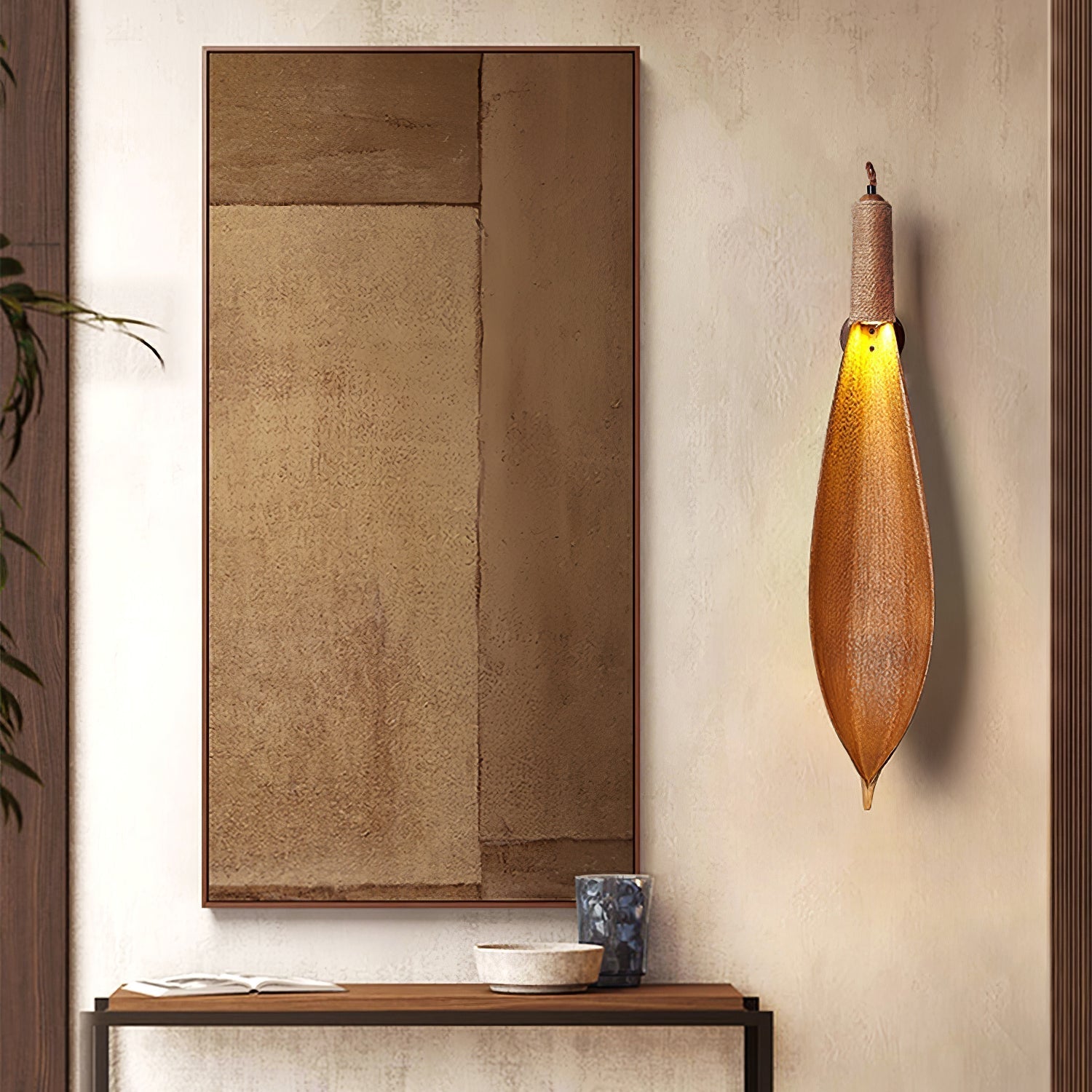 Cocoa Leaf Wall Sconce Wall lamp