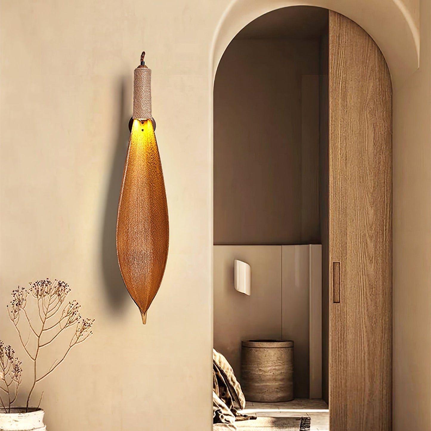 Cocoa Leaf Wall Sconce Wall lamp