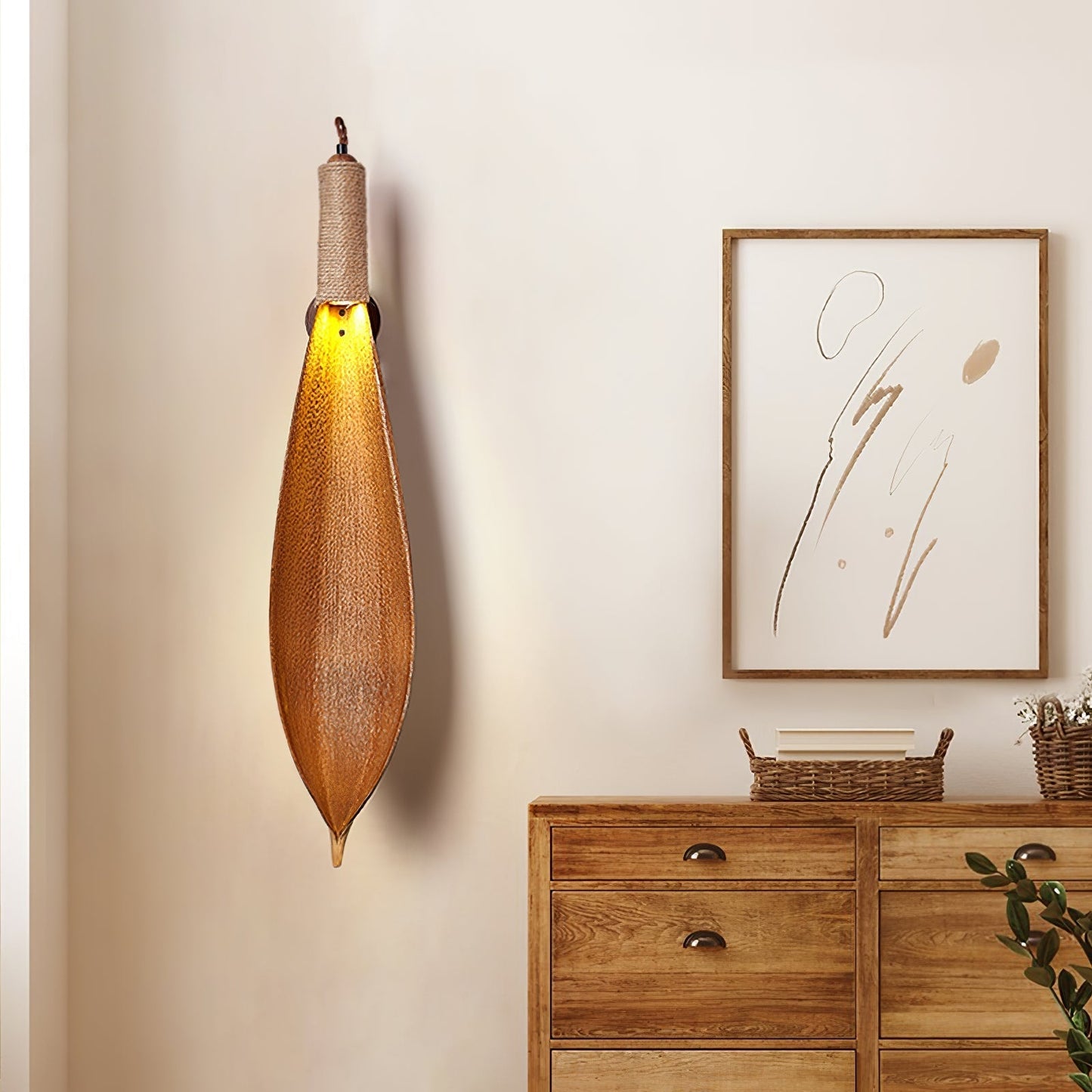 Cocoa Leaf Wall Sconce Wall lamp