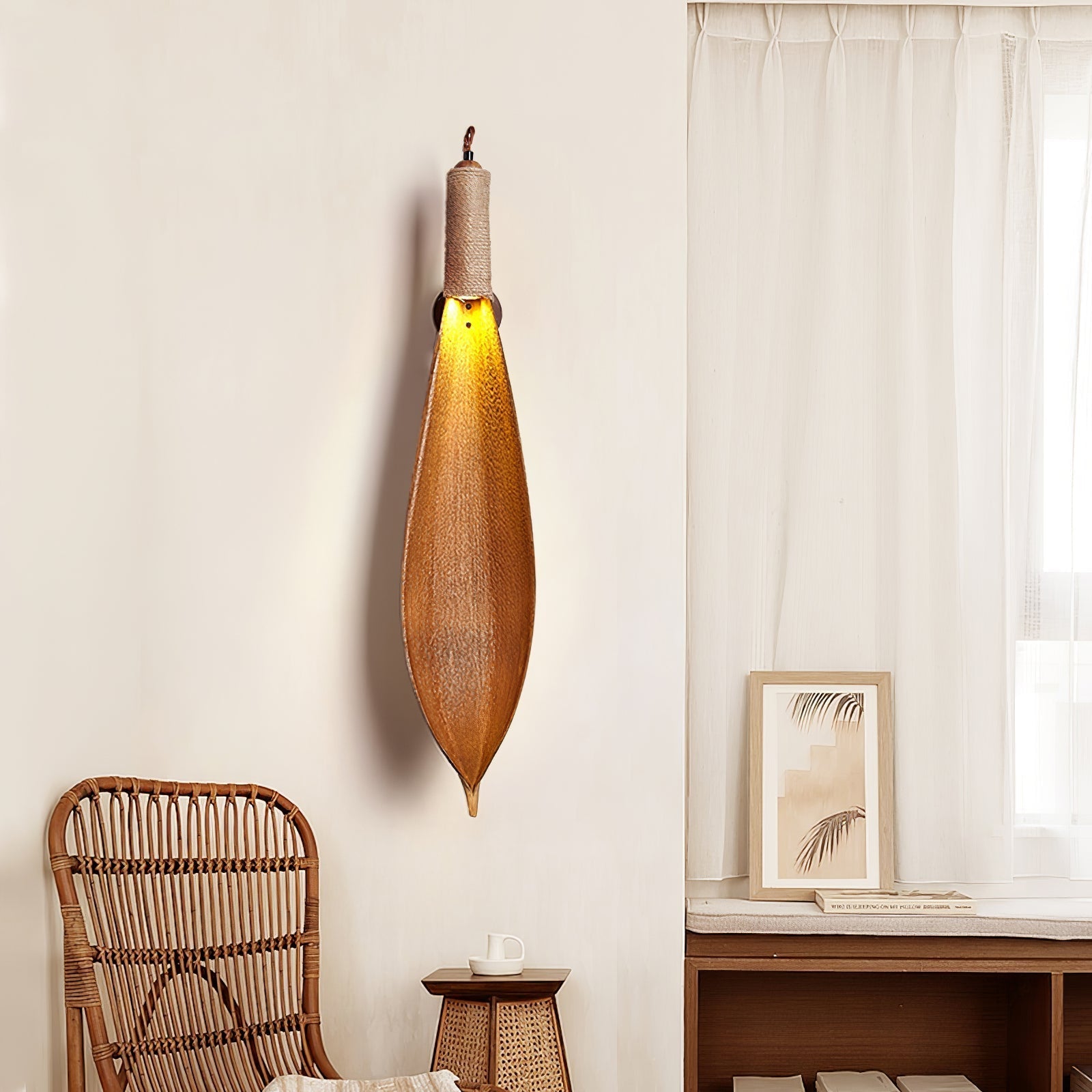 Cocoa Leaf Wall Sconce Wall lamp