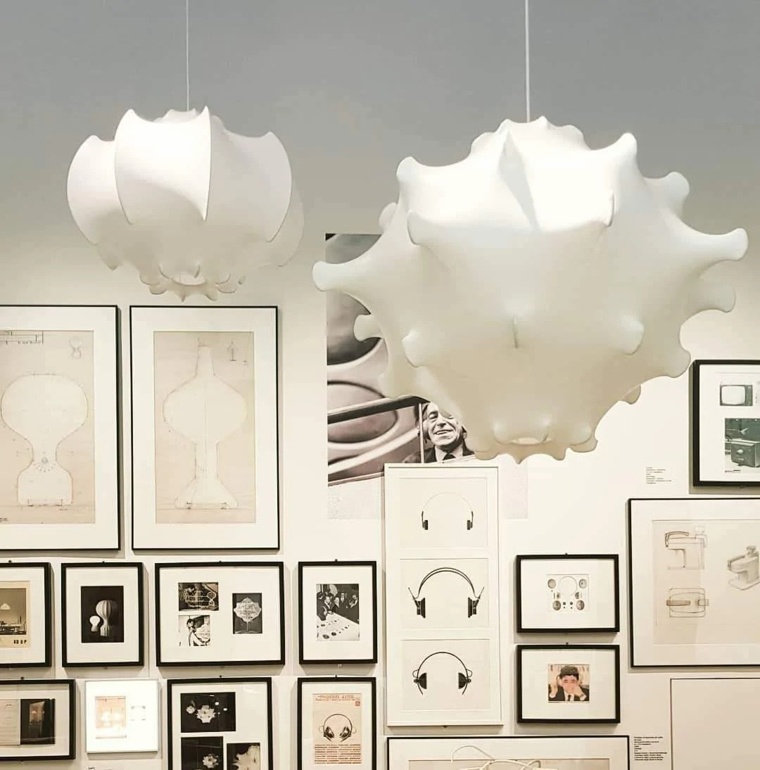 Cocoon Bloom Pendant Lamp Dia 24.8″ x H 19.7″ / Dia 63cm x H 50cm / White Pendant light