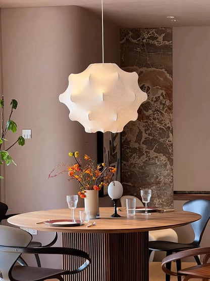 Cocoon Bloom Pendant Lamp Dia 24.8″ x H 19.7″ / Dia 63cm x H 50cm / White Pendant light