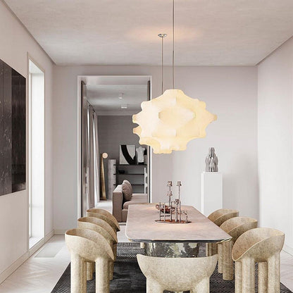 Cocoon Bloom Pendant Lamp Dia 24.8″ x H 19.7″ / Dia 63cm x H 50cm / White Pendant light