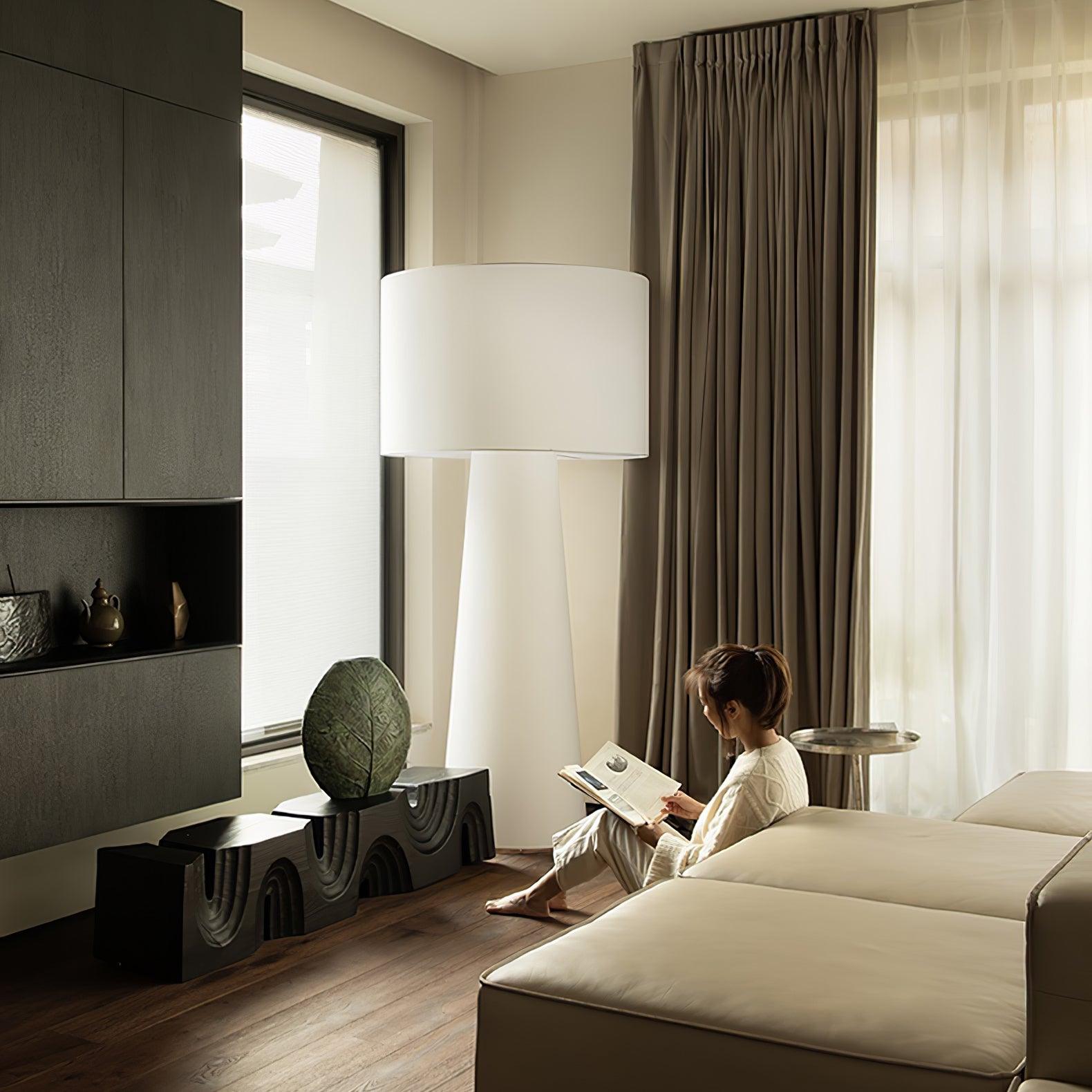Column Fabric Floor Lamp Floor lamp