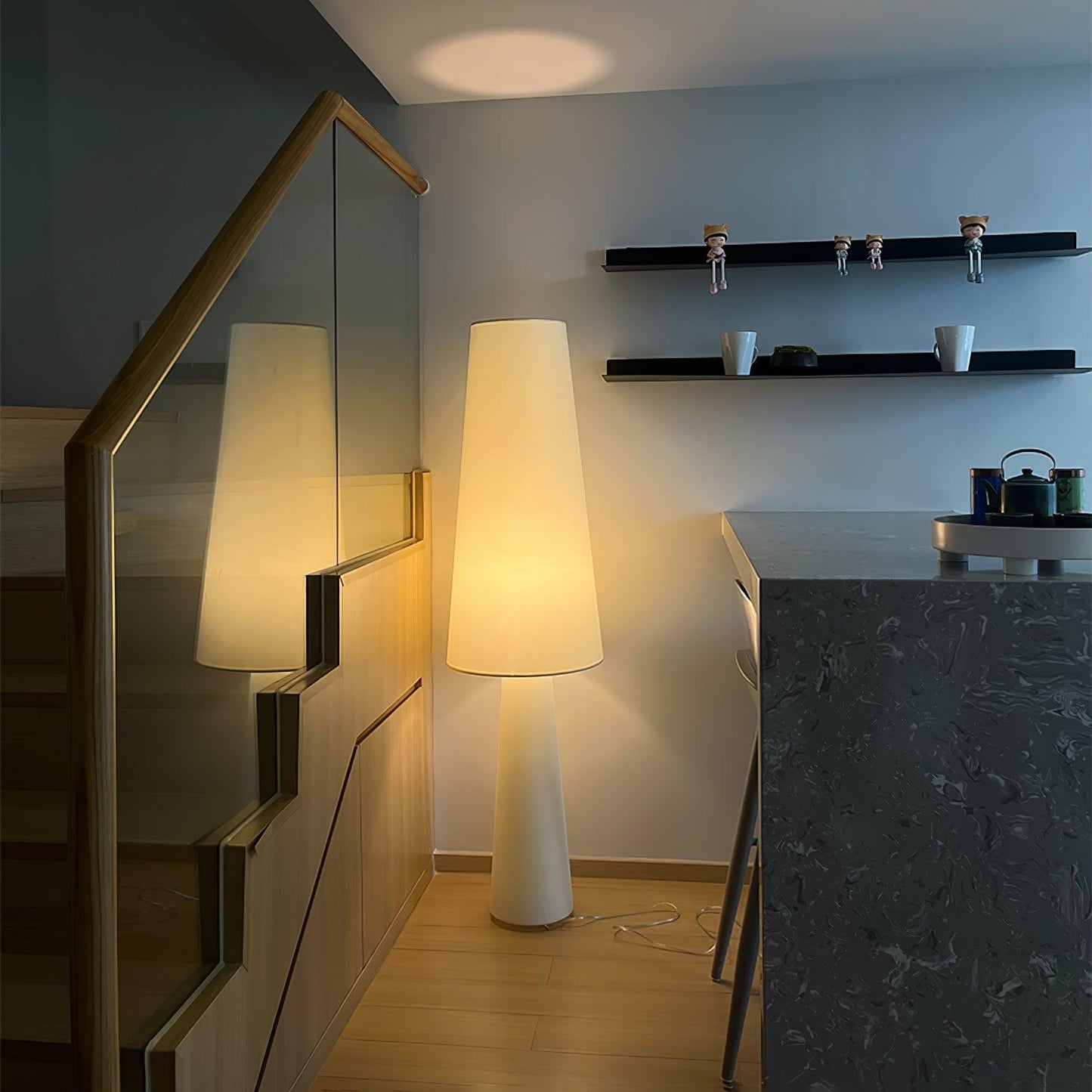 Column Fabric Floor Lamp Floor lamp
