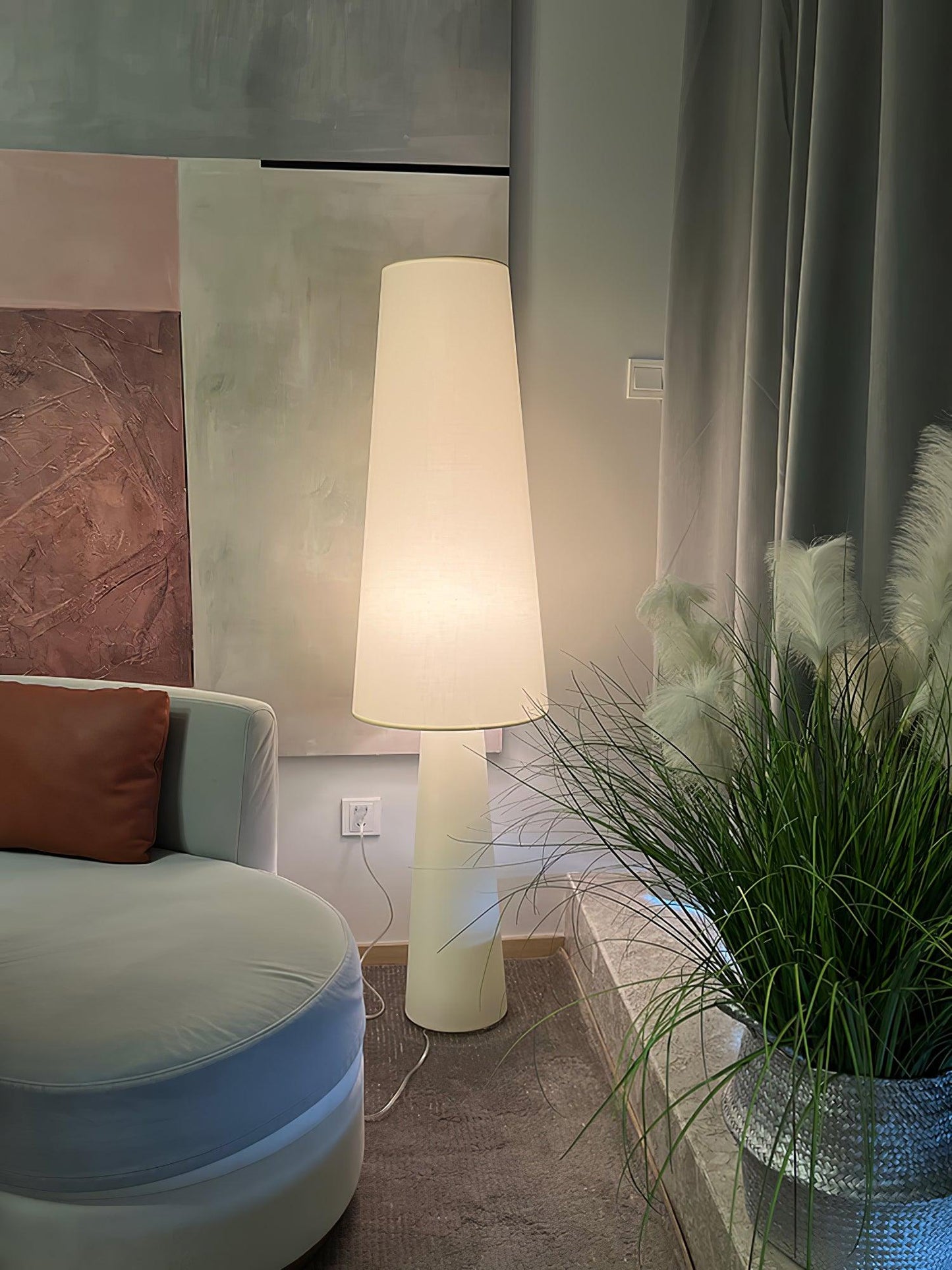 Column Fabric Floor Lamp Floor lamp