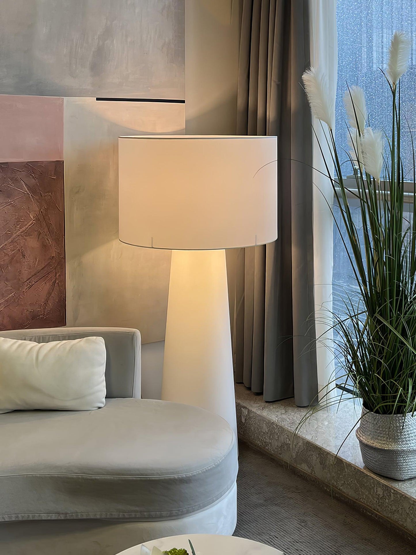 Column Fabric Floor Lamp Floor lamp