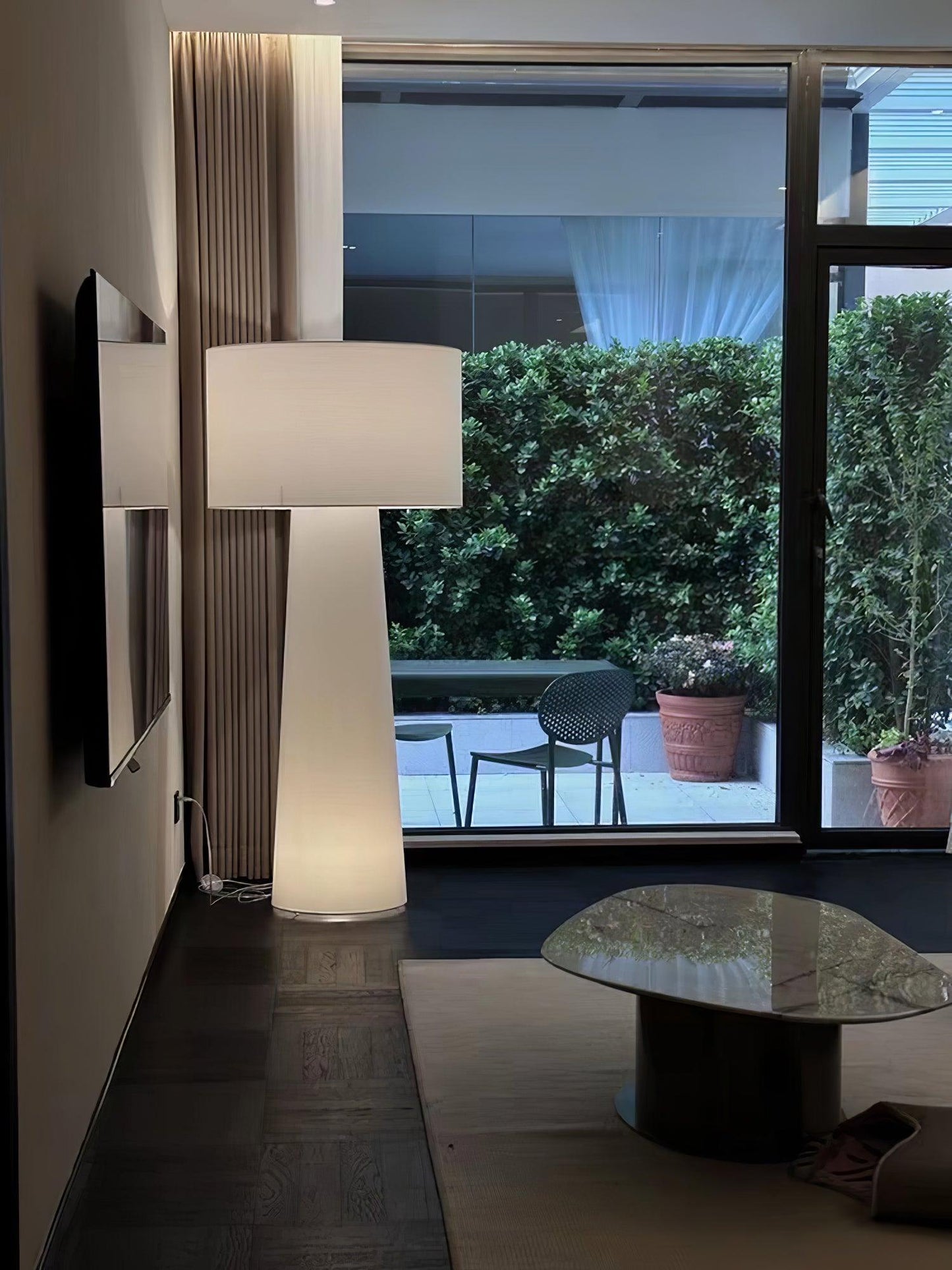 Column Fabric Floor Lamp Floor lamp