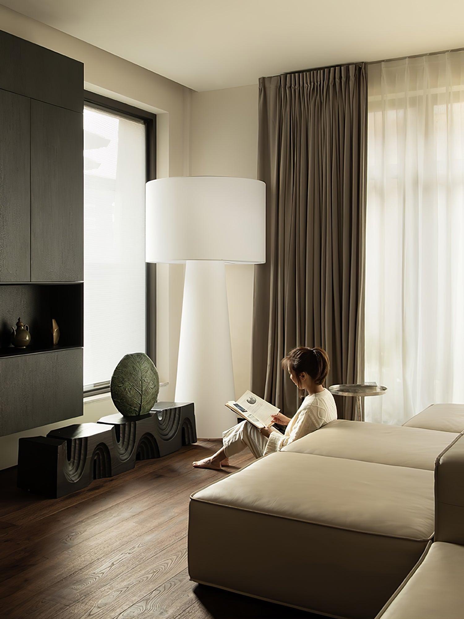 Column Fabric Floor Lamp Floor lamp