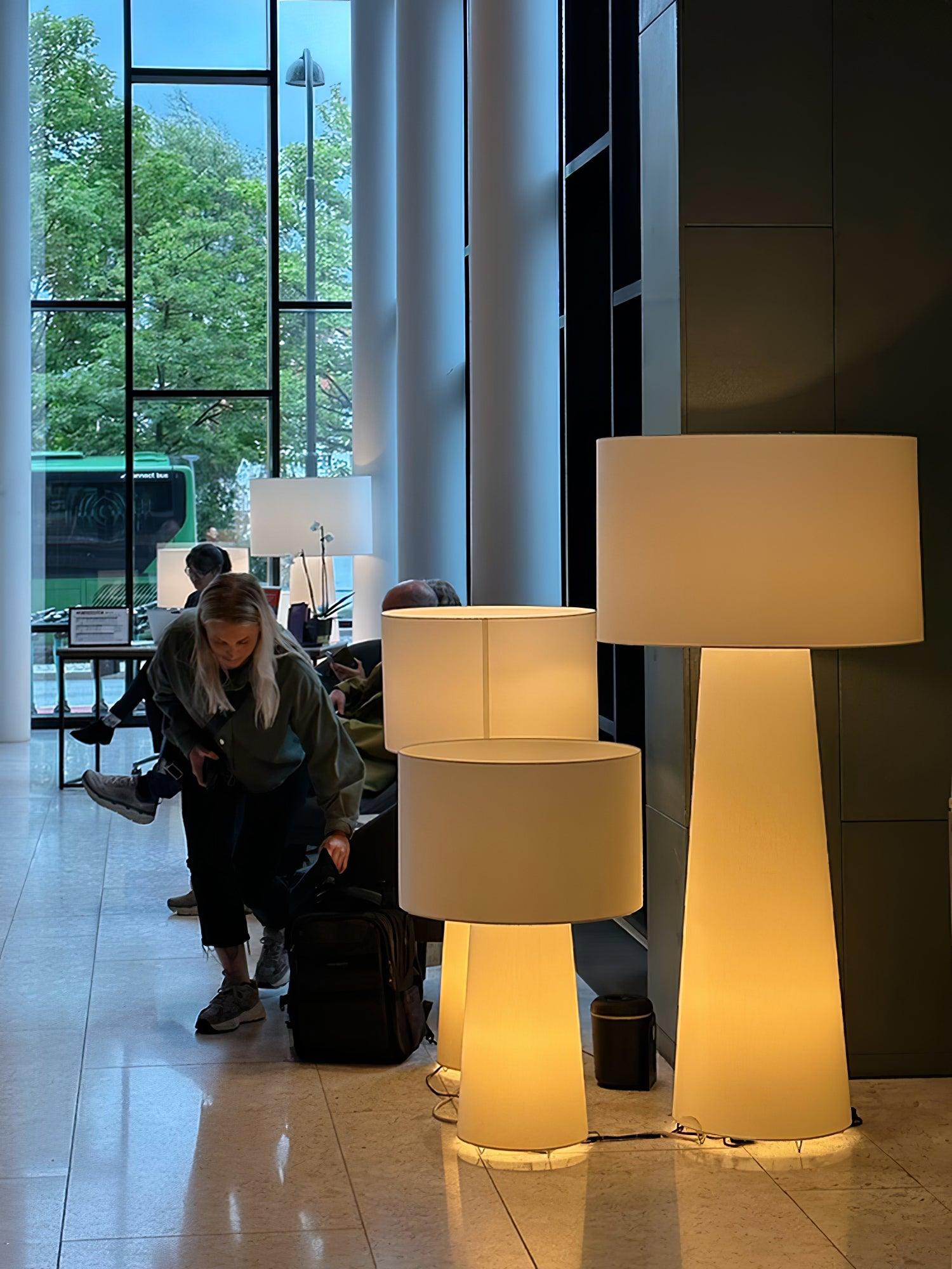 Column Fabric Floor Lamp Floor lamp