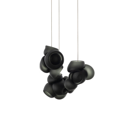 Bubbles Cluster Pendant Light 3Heads Dia 11.8″ x H 59.1″ / Dia 30cm x H 150cm / Black / Warm Light Pendant light
