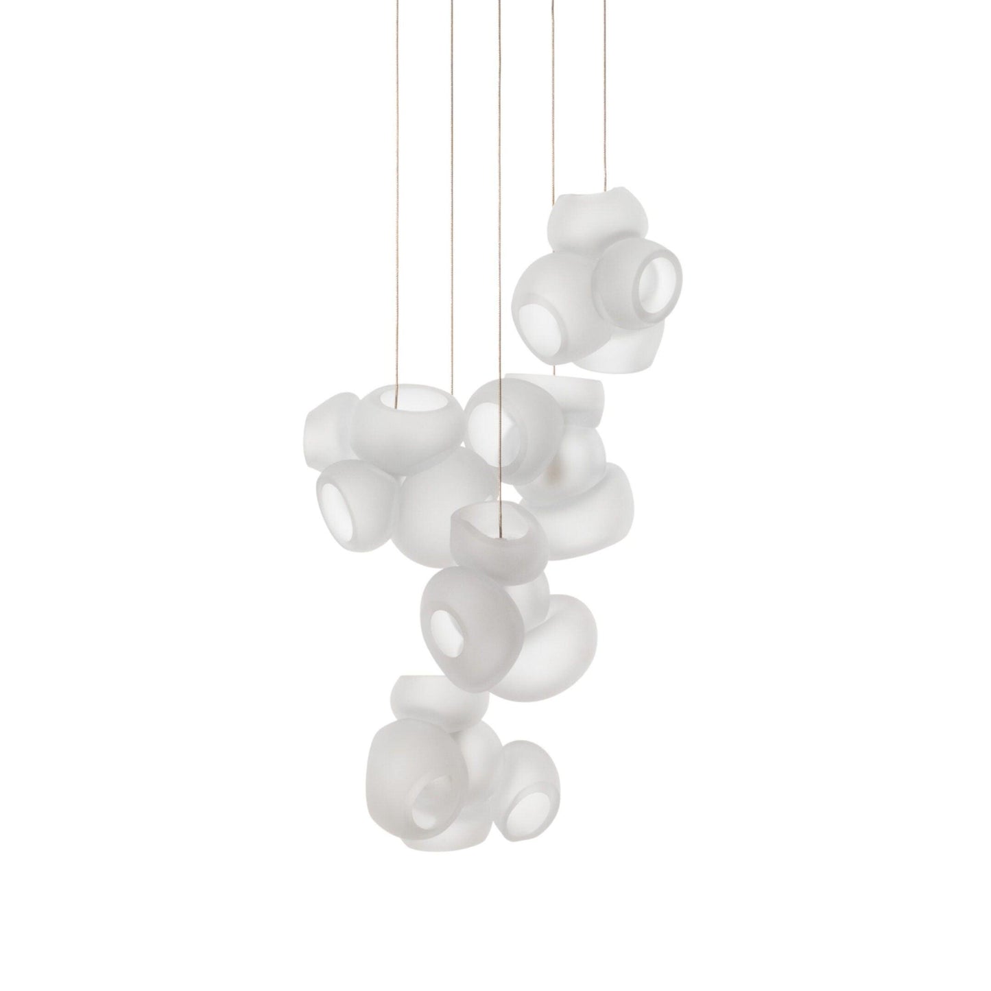 Bubbles Cluster Pendant Light 5Heads Dia 11.8″ x H 59.1″ / Dia 30cm x H 150cm / White / Warm Light Pendant light