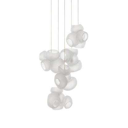 Bubbles Cluster Pendant Light 5Heads Dia 11.8″ x H 59.1″ / Dia 30cm x H 150cm / White / Warm Light Pendant light