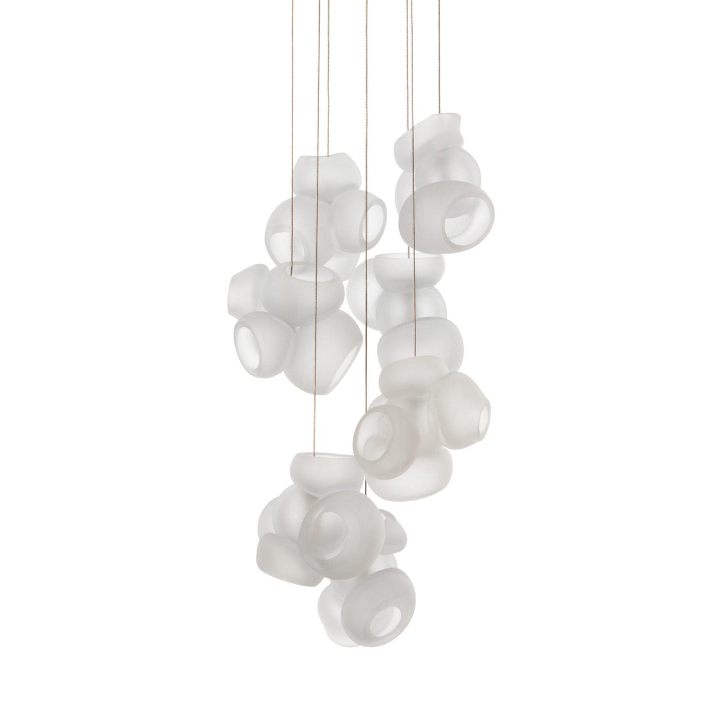 Bubbles Cluster Pendant Light 7Heads Dia 11.8″ x H 59.1″ / Dia 30cm x H 150cm / White / Warm Light Pendant light