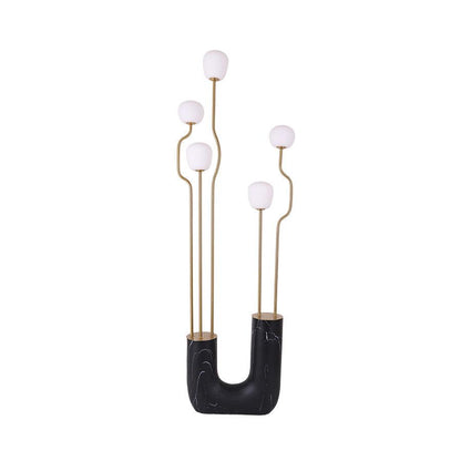 Comet Floor Lamp Dia 18.9″ x H 66.9″ / Dia 48cm x H 170cm / Black + Gold / US plug Floor lamp