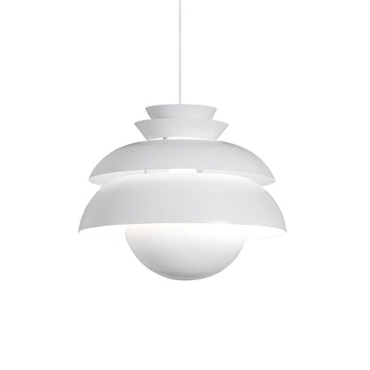 Concert Pendant Lamp Dia 12.6″ x H 6.3″ / Dia 32cm x H 16cm / White Pendant light