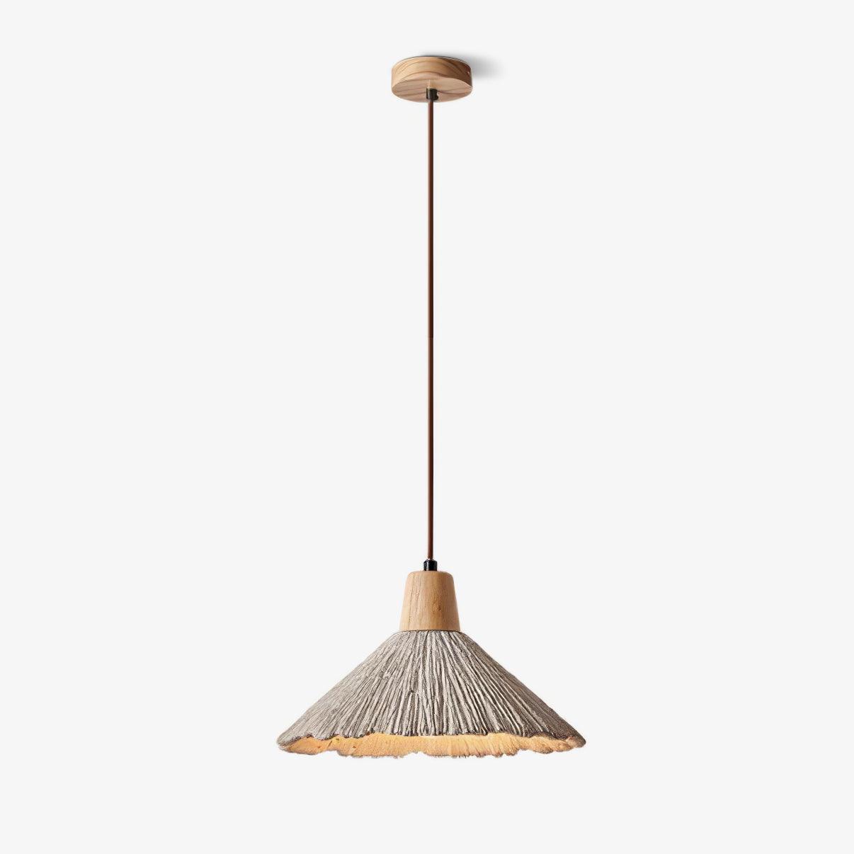 Concrete Pleated Pendant Lamp Pendant light
