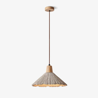 Concrete Pleated Pendant Lamp Pendant light