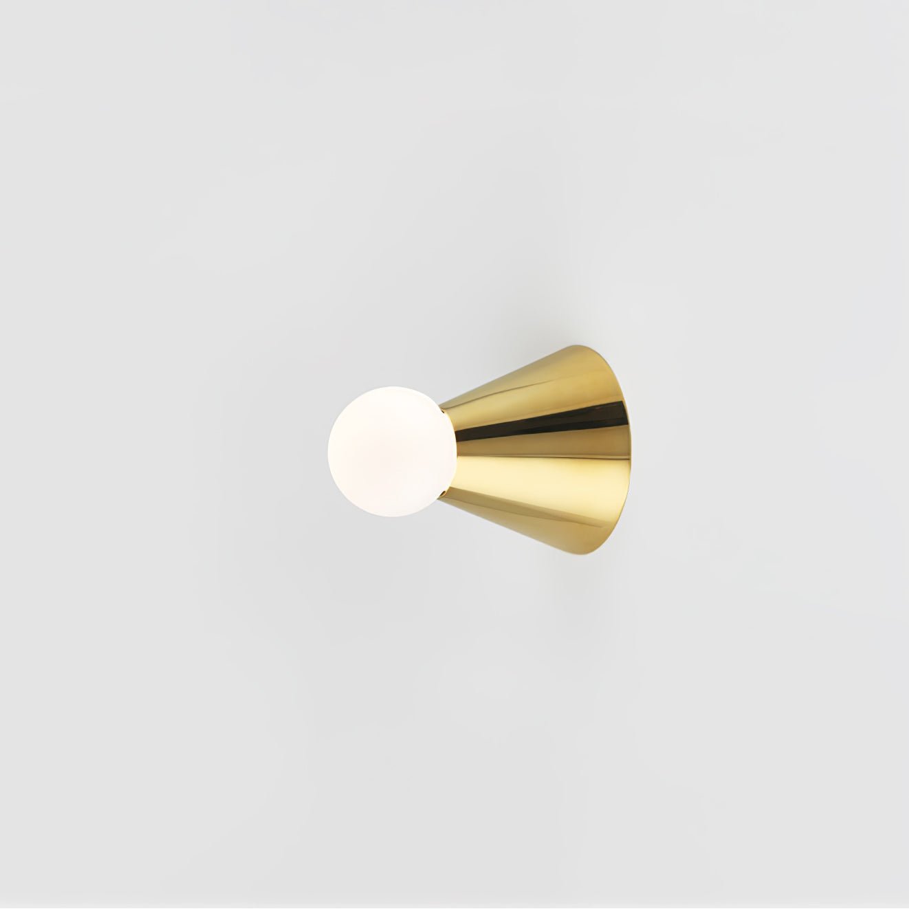 Conical Ceiling Lamp Dia 3″ x H 3.9″ / Dia 7.5cm x H 10cm / Gold Ceiling lamp