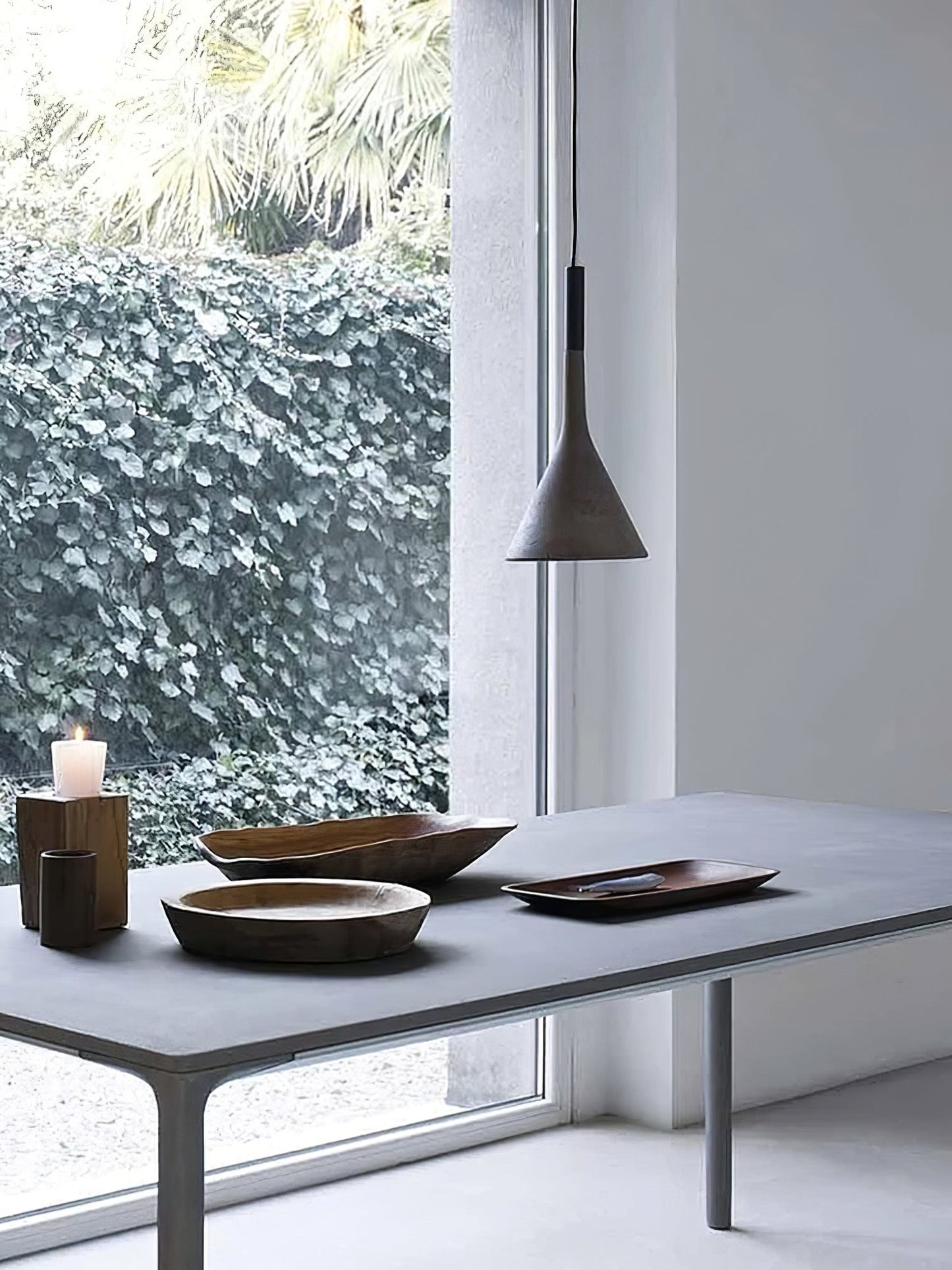 Conical Concrete Pendant Light Pendant light