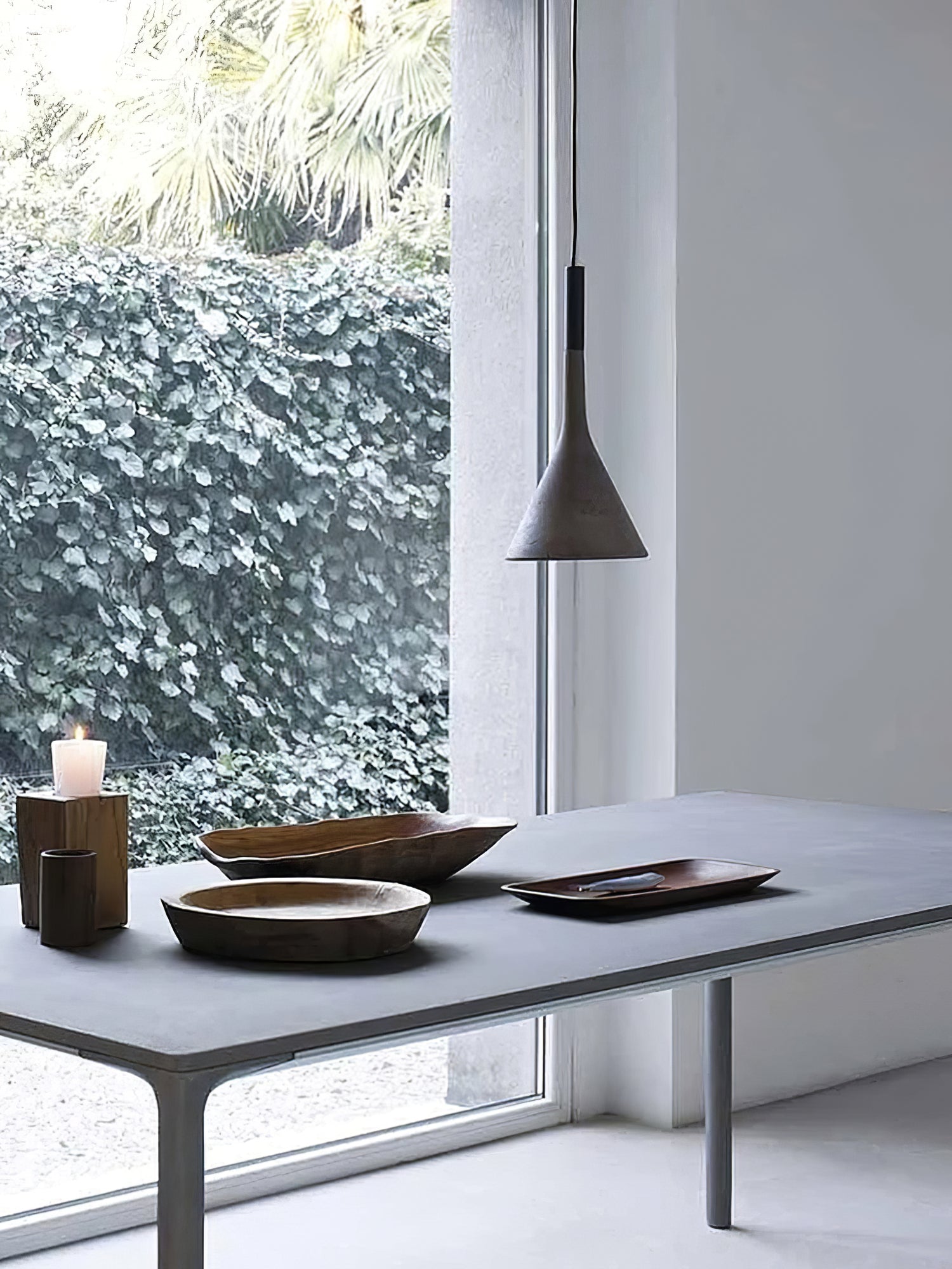 Conical Concrete Pendant Light Pendant light