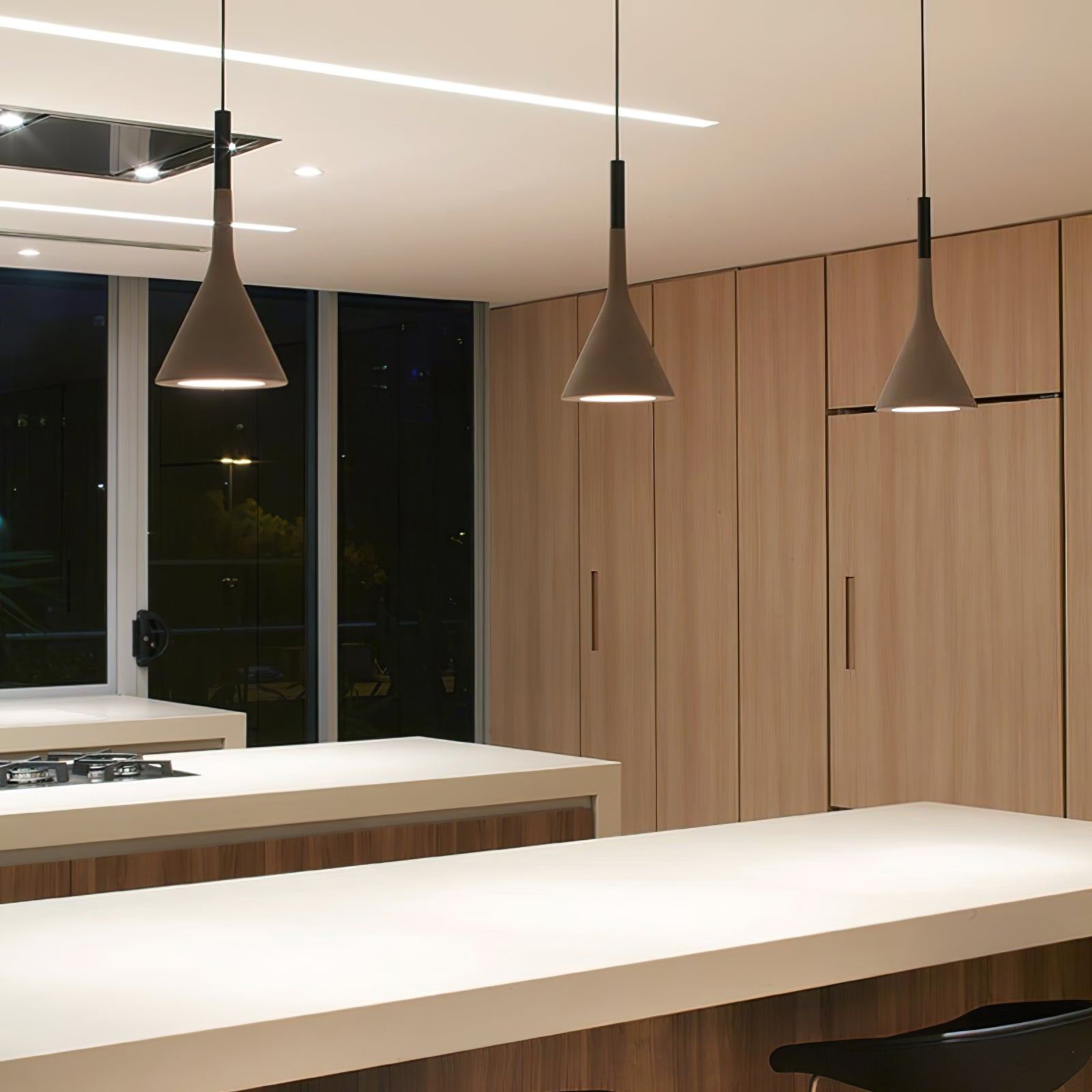 Conical Concrete Pendant Light Pendant light