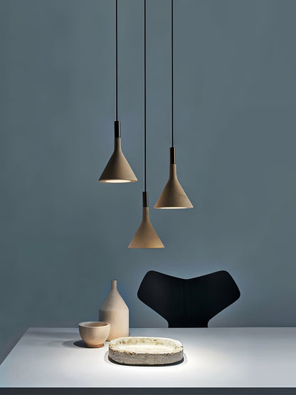 Conical Concrete Pendant Light Pendant light