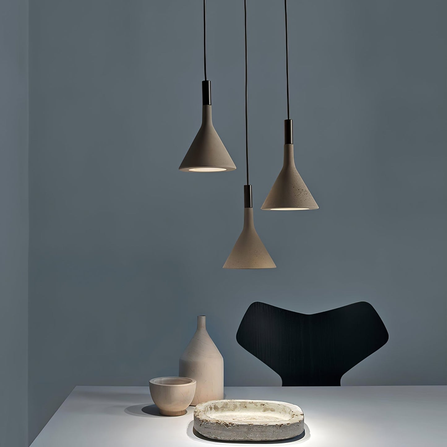 Conical Concrete Pendant Light Pendant light