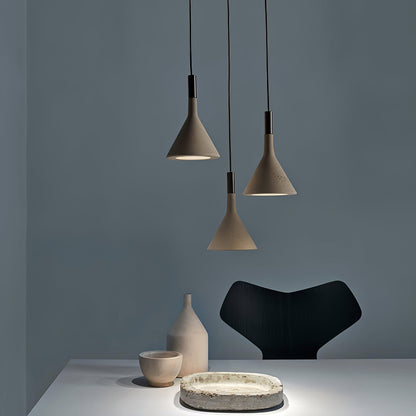 Conical Concrete Pendant Light Pendant light