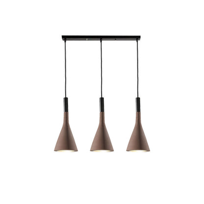 Conical Concrete Pendant Light 3Heads L / Coffee Pendant light