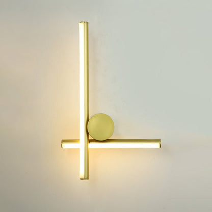 Coordinates Wall Lamp L 15.7″ x H 9.8″ / L 40cm x H 25cm / Gold / Warm White Wall lamp