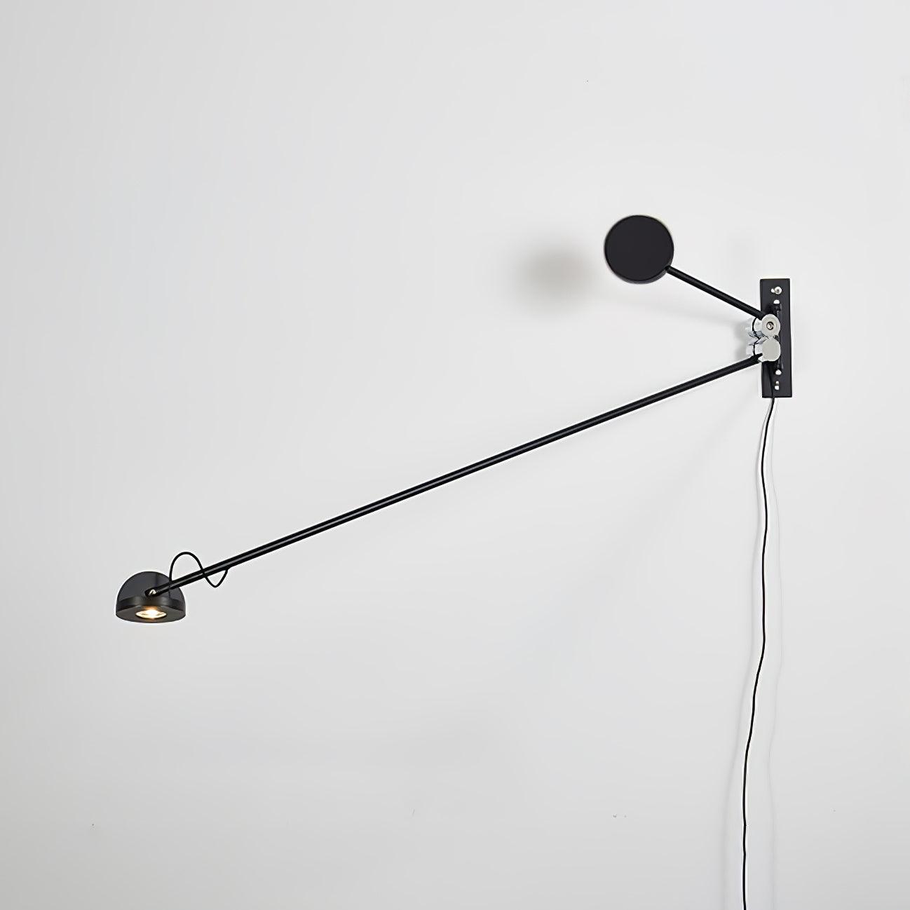 Precision Movement Wall Lamp W 48.8″ x H 7.9″ / W 124cm x H 20cm / Black / US Plug Wall lamp